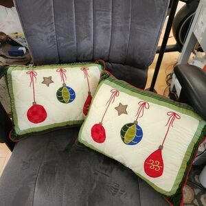 Pier One holiday Pillows